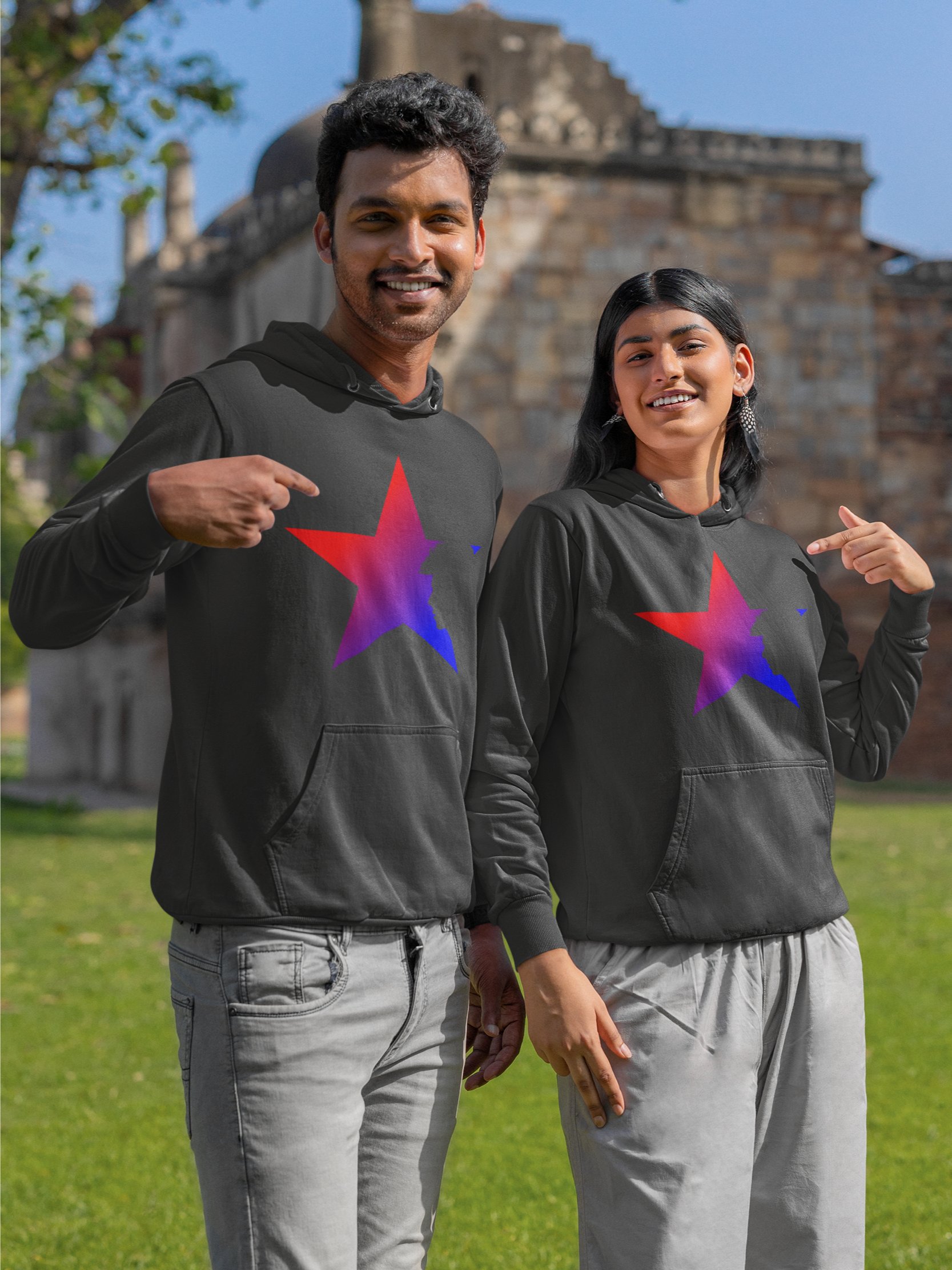 Ziggy Black Star Unisex Hoodie product image (1)