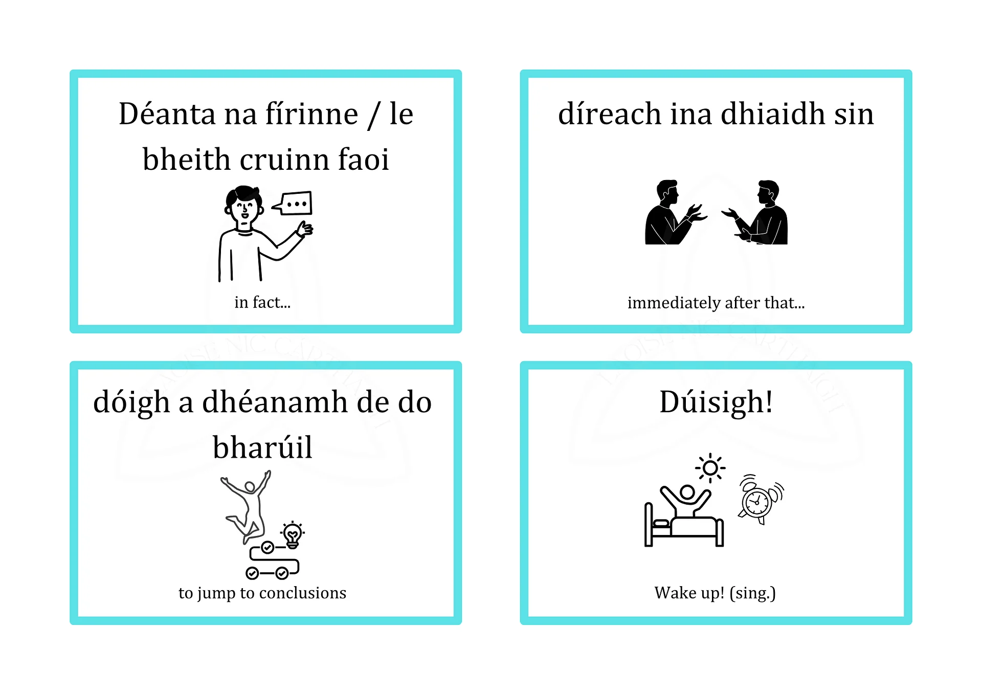 Irish Phrases Flashcard Pack product image (2)