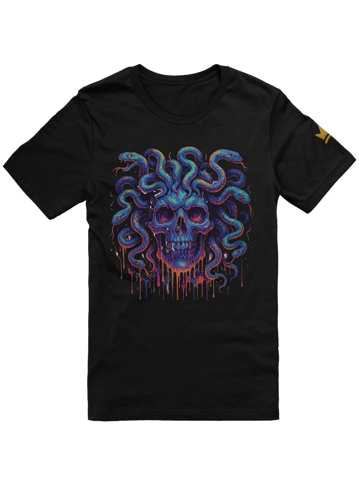 Psychedelic Snakes Skull T-Shirt - Unisex T-Shirt – Premium Printed T-Shirt for Everyday Casual & Streetwear product image (1)