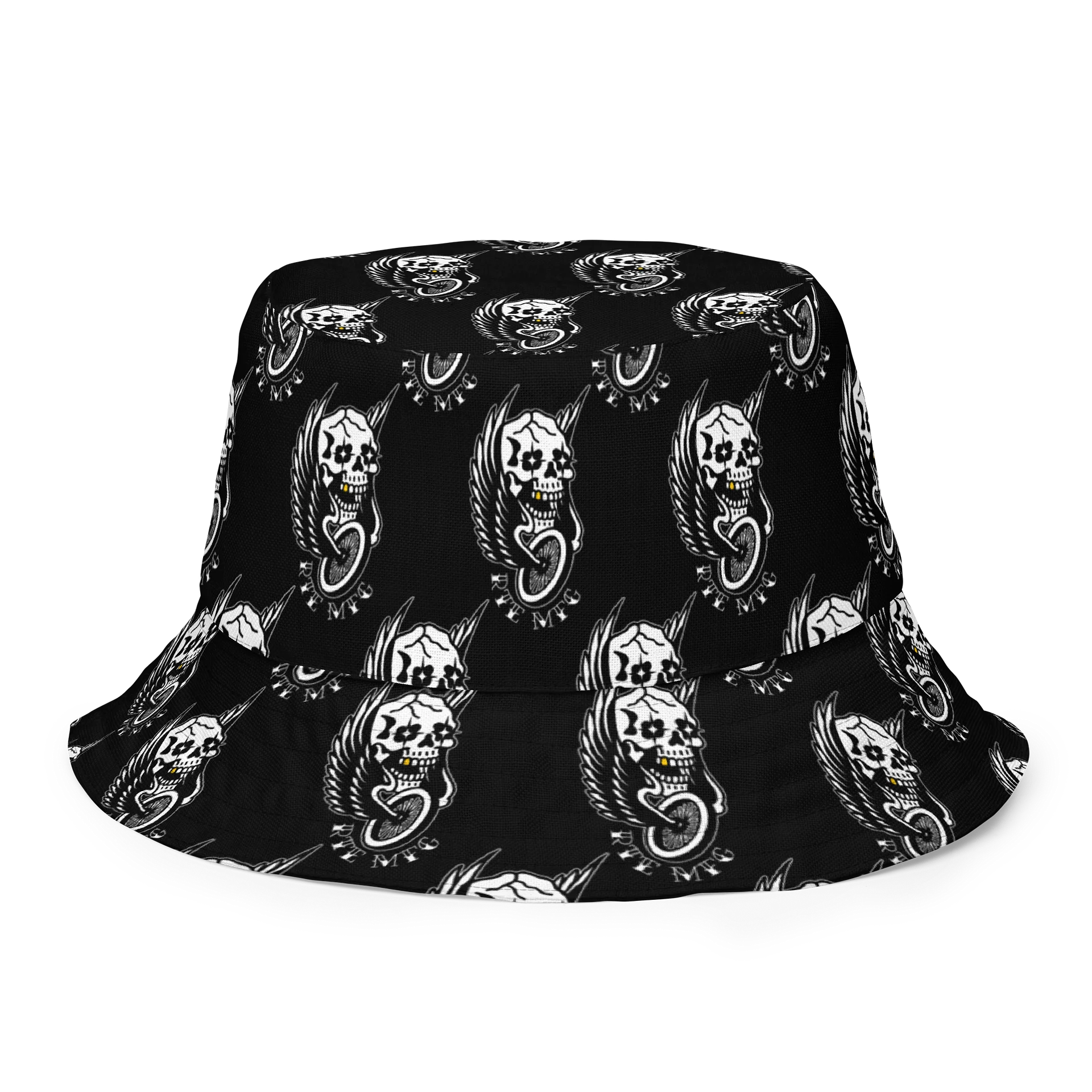 GOLD TOOTH SKULL RIDER BUCKET HAT product image (2)