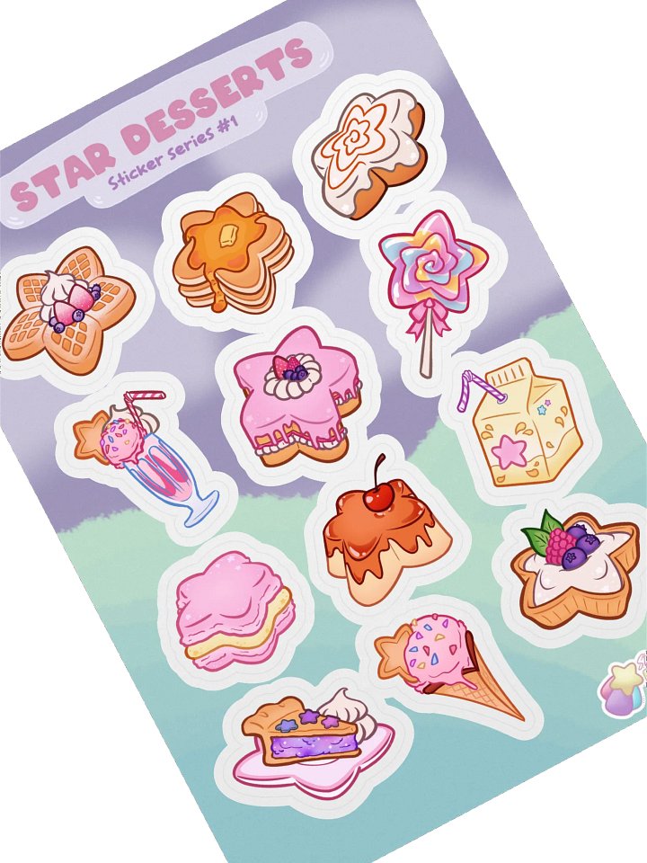 Star Desserts Sticker Sheet product image (2)