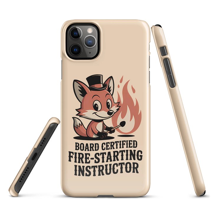 Fire Starting Instructor Human Design Manifestor iPhone case product image (1)