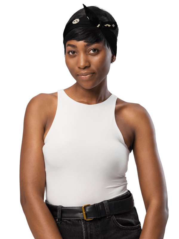 Skully Bandana (black) product image (9)