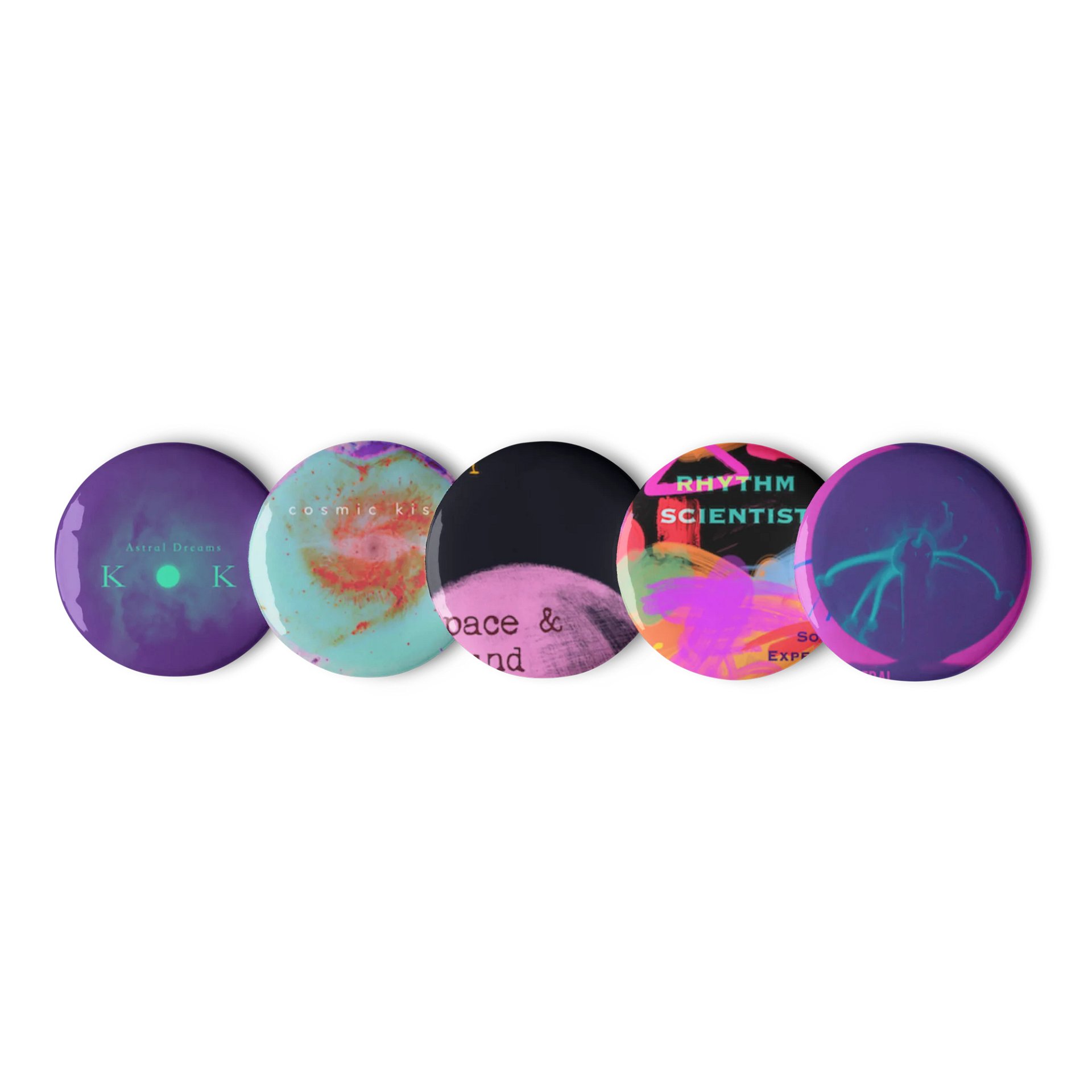 Kokil Album Art Pin Button Set product image (1)