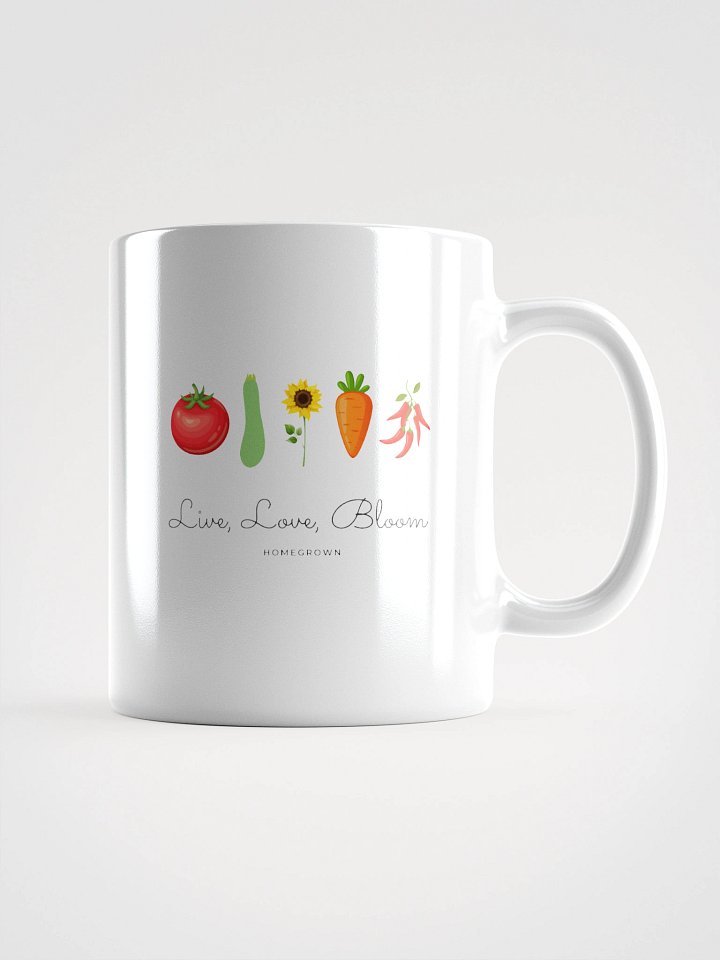 Blooming Garden White Glossy Mug product image (1)