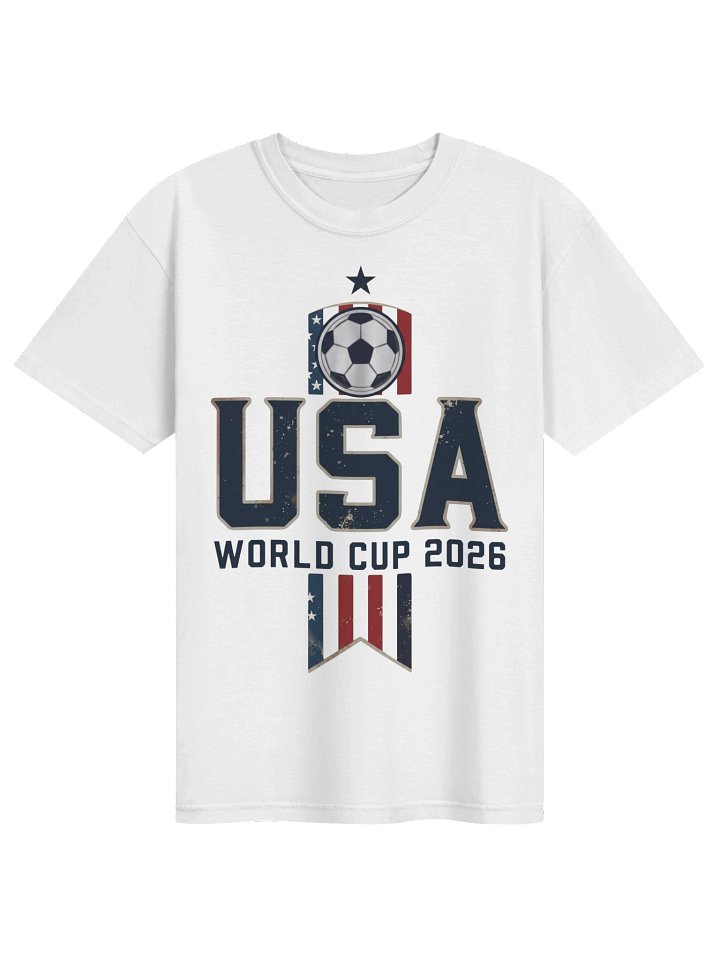 USA World Cup 2026 Vintage Patriotic Soccer Tee product image (2)
