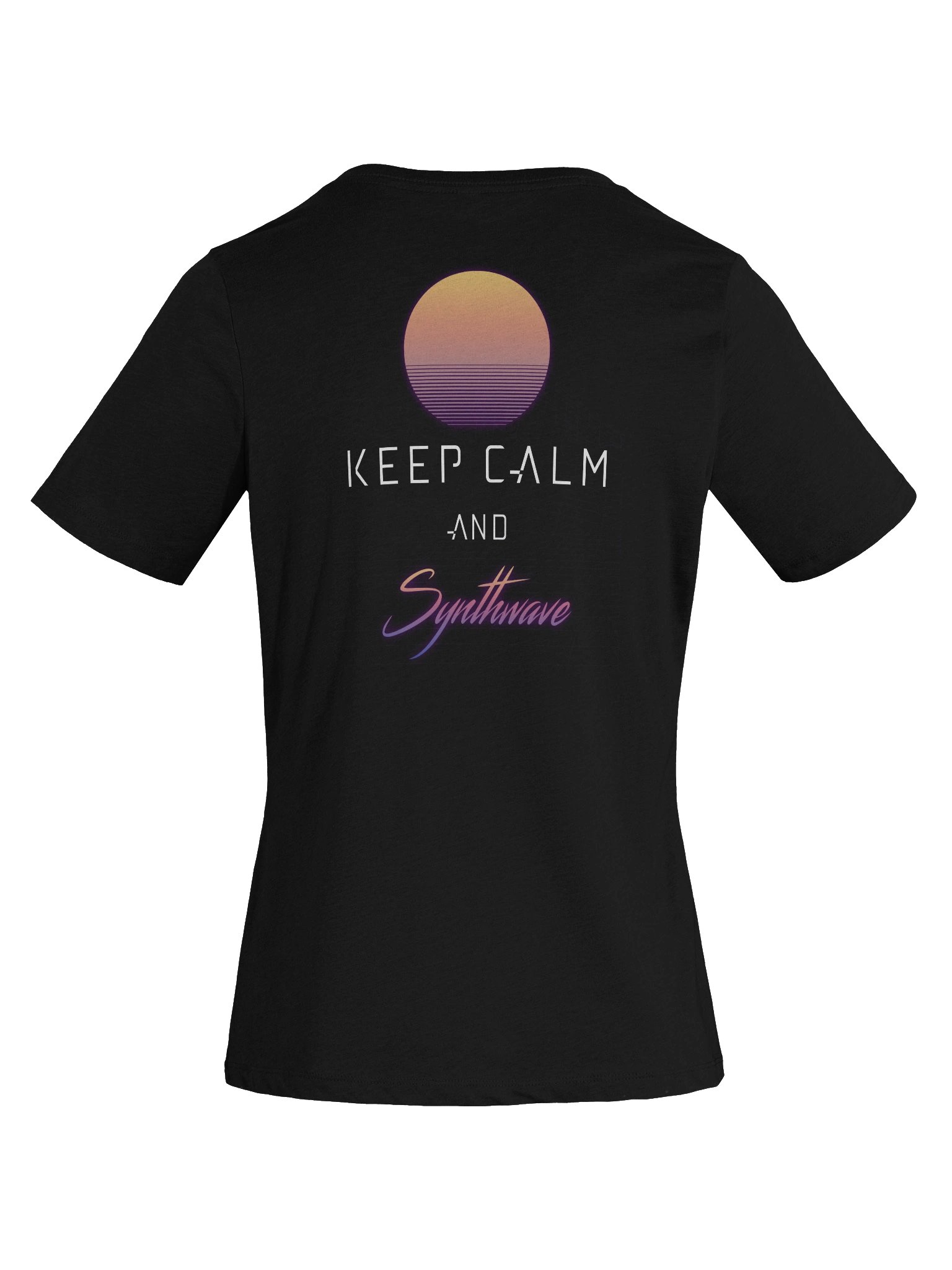 Keep Calm and Synthwave Women's V-neck product image (60)