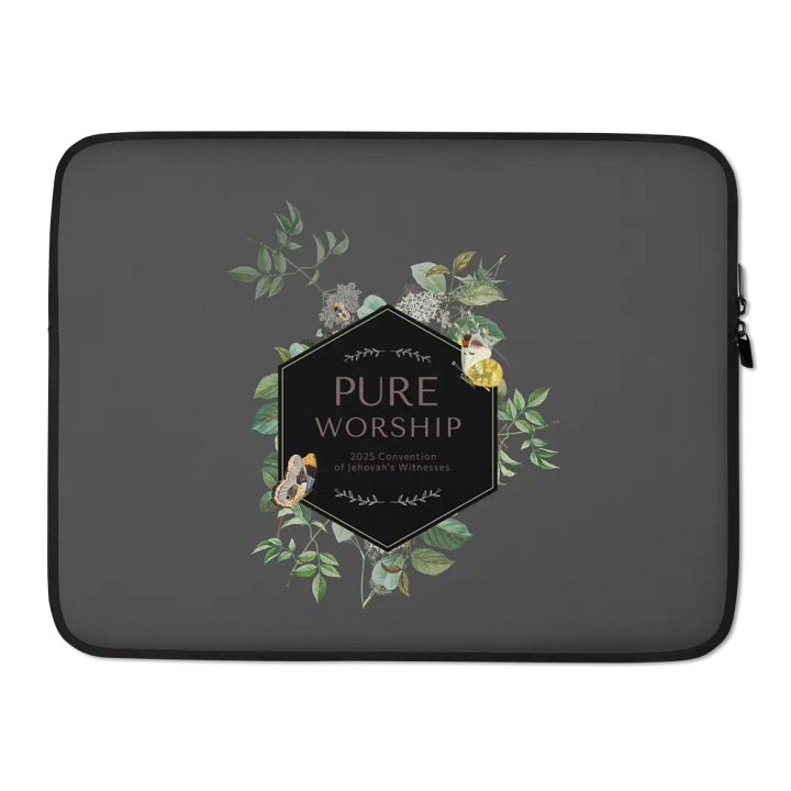 "Pure Worship" 2025 Convention Botanical Laptop Sleeve product image (2)