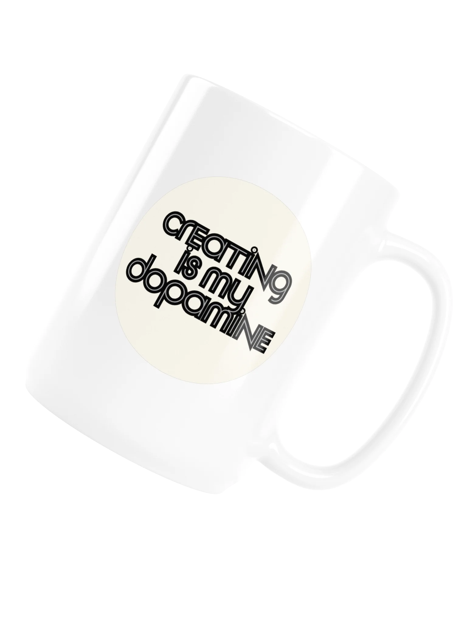 'creating is my dopamine' mug | 15oz product image (6)