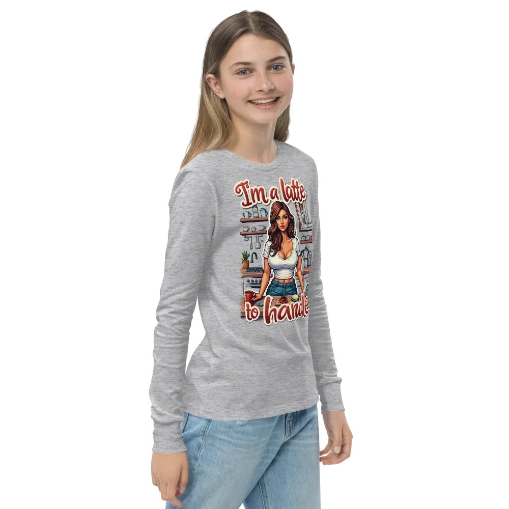 Latte Lover's Latte to Handle Long Sleeve Tee product image (22)