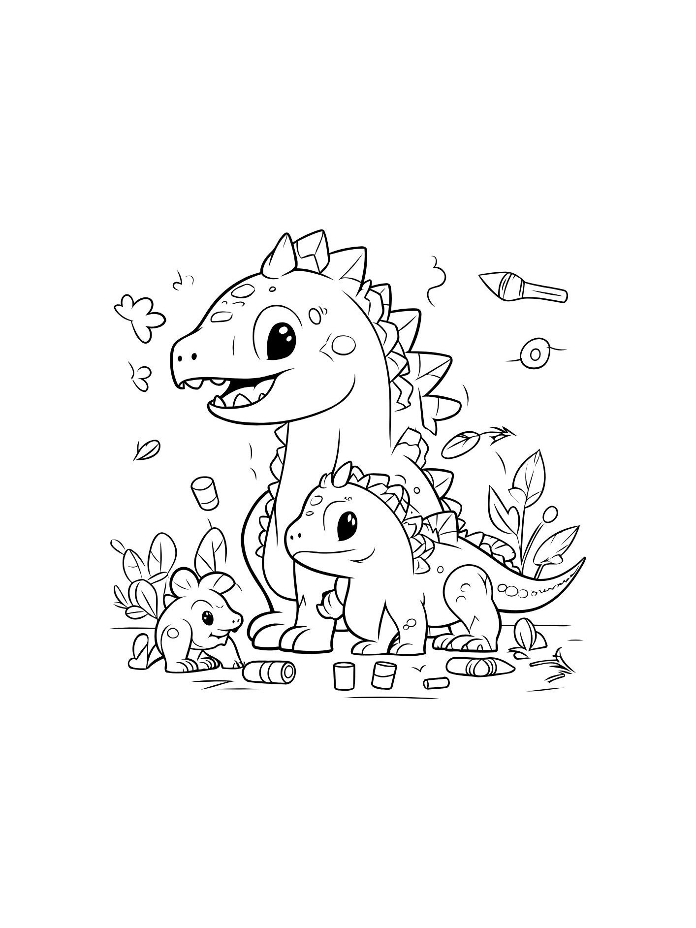 Dinosaur Adventures A Coloring Book product image (4)