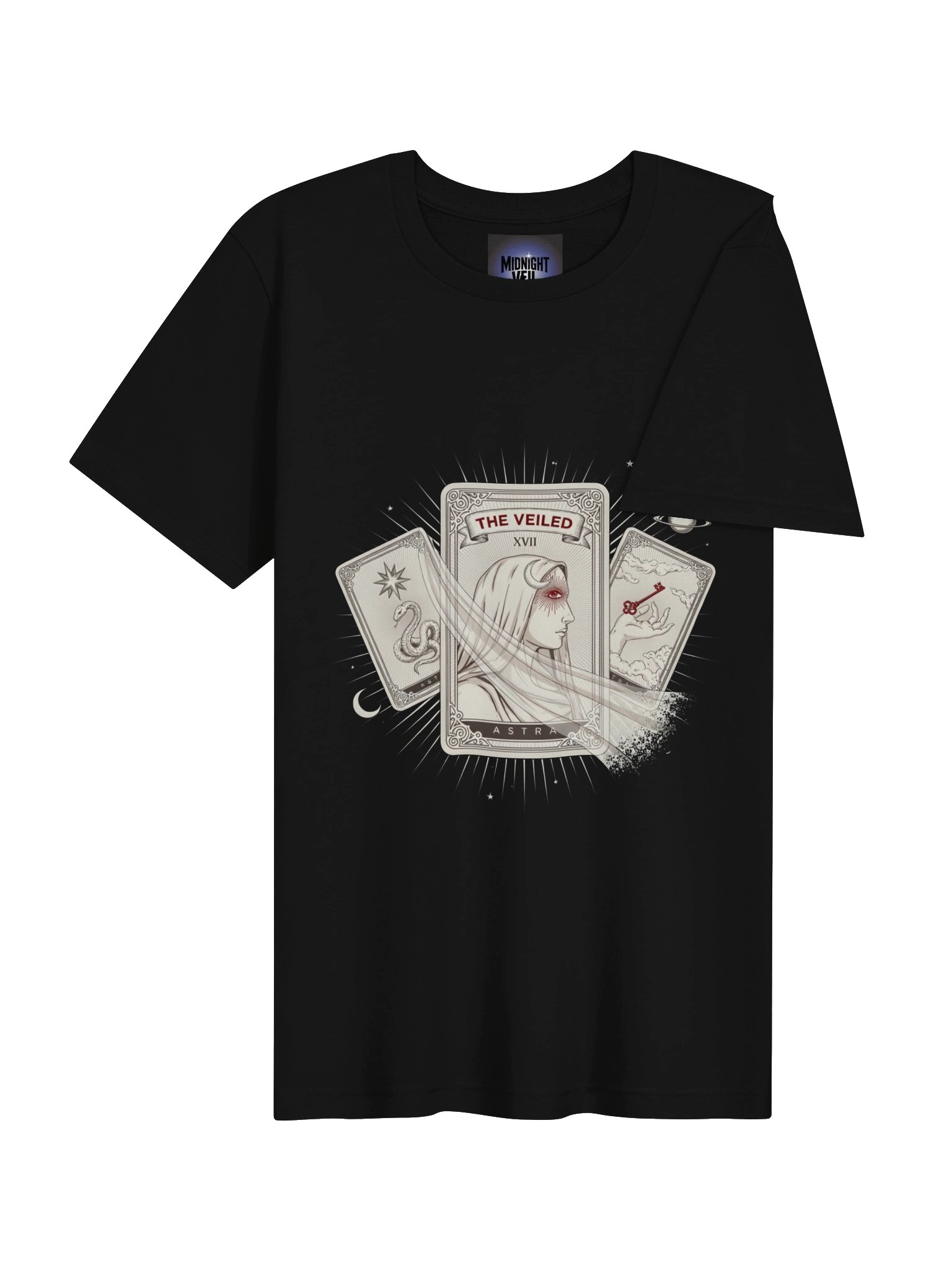 Midnight Veil The Veiled Tarot T-Shirt product image (34)