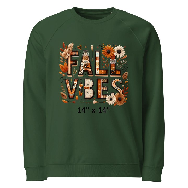 Fall Graphic Sweatshirt Autumn Vibes product image (2)