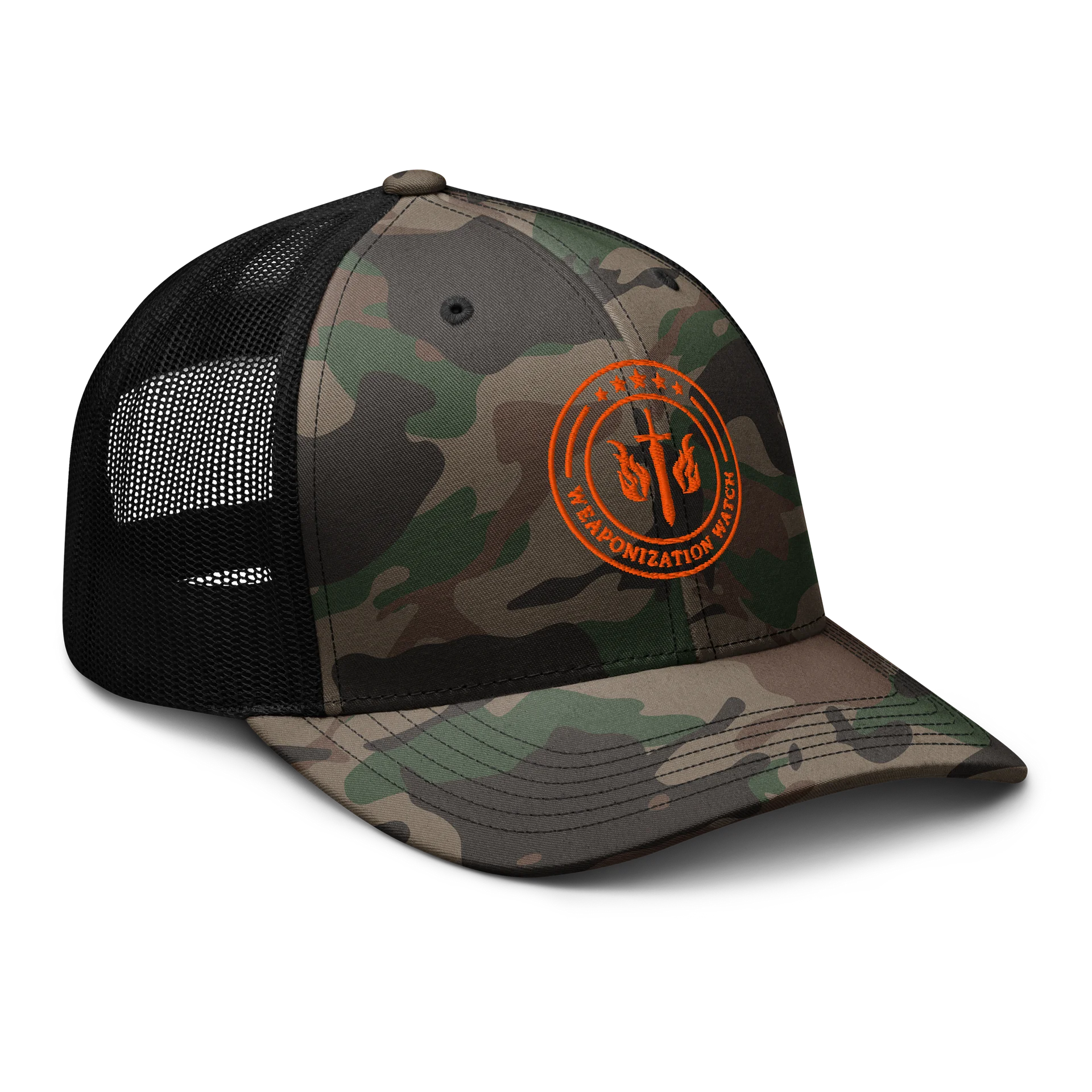 WW Camo & Orange Emblem Cap product image (6)