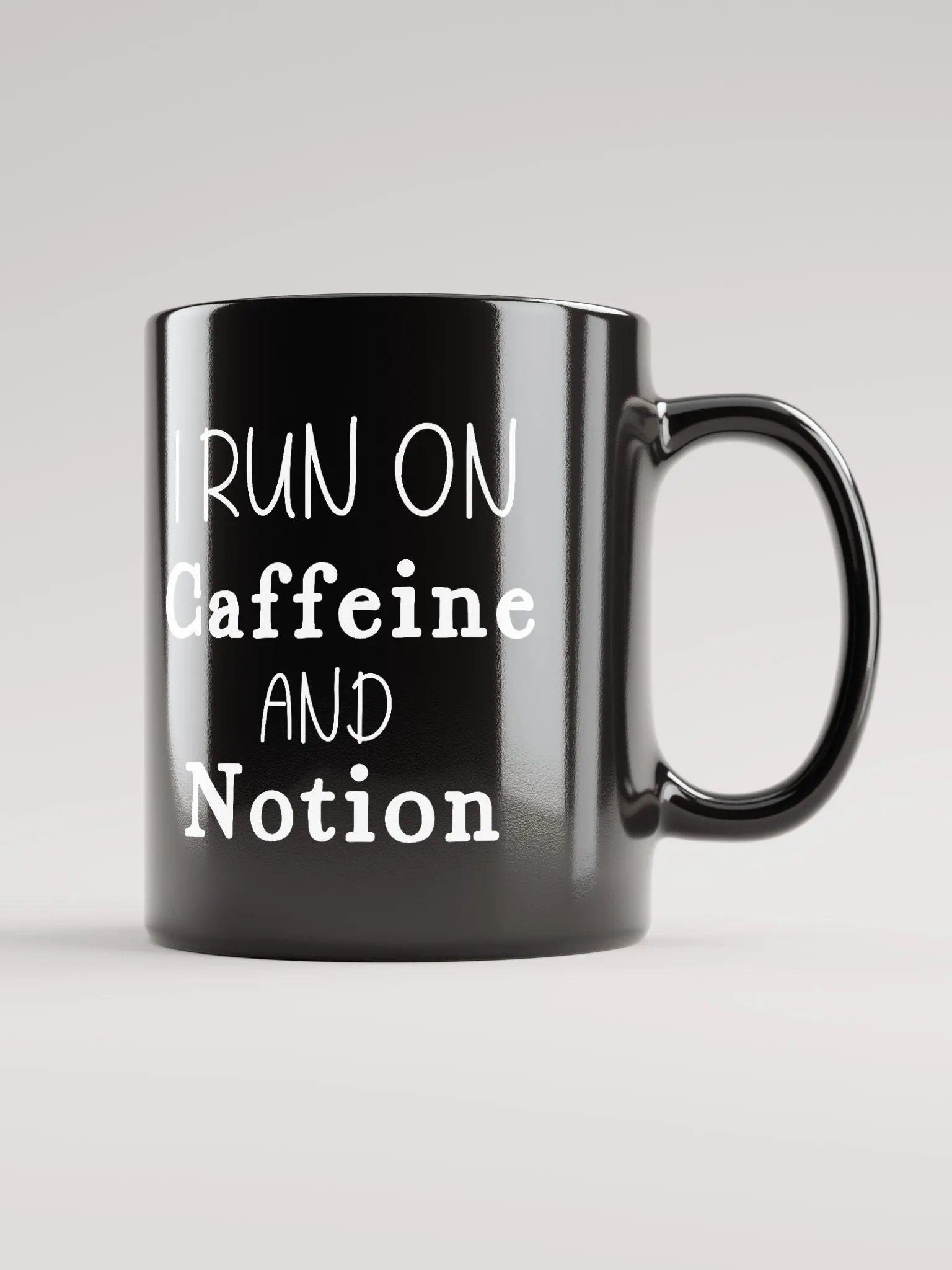 Black Caffeine and Notion Lover Mug product image (2)