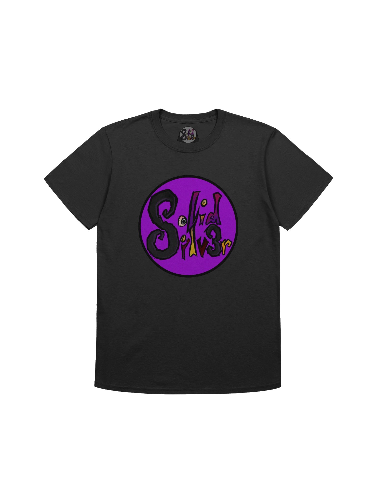 SolidSilv3r Channel Logo Full Color Soft T-Shirt product image (1)