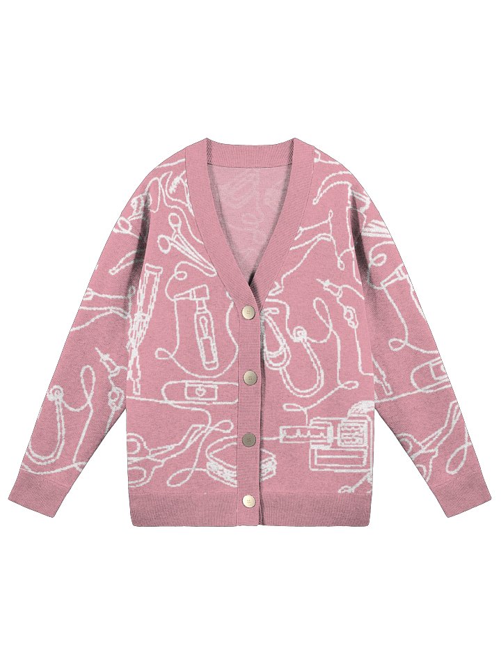 Service Lines (Emergency Medicine - Hot Pink Cardigan) product image (1)