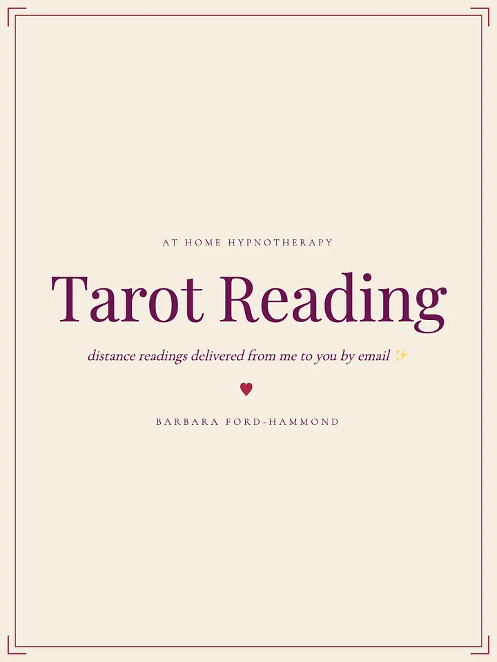 Personal Tarot Reading product image (1)