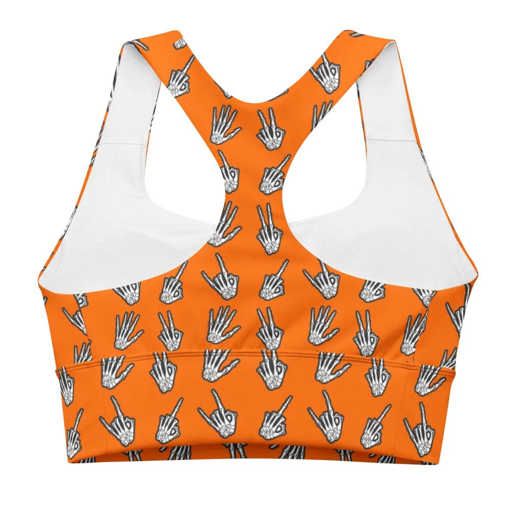 Bone Zone pattern sports bra product image (4)