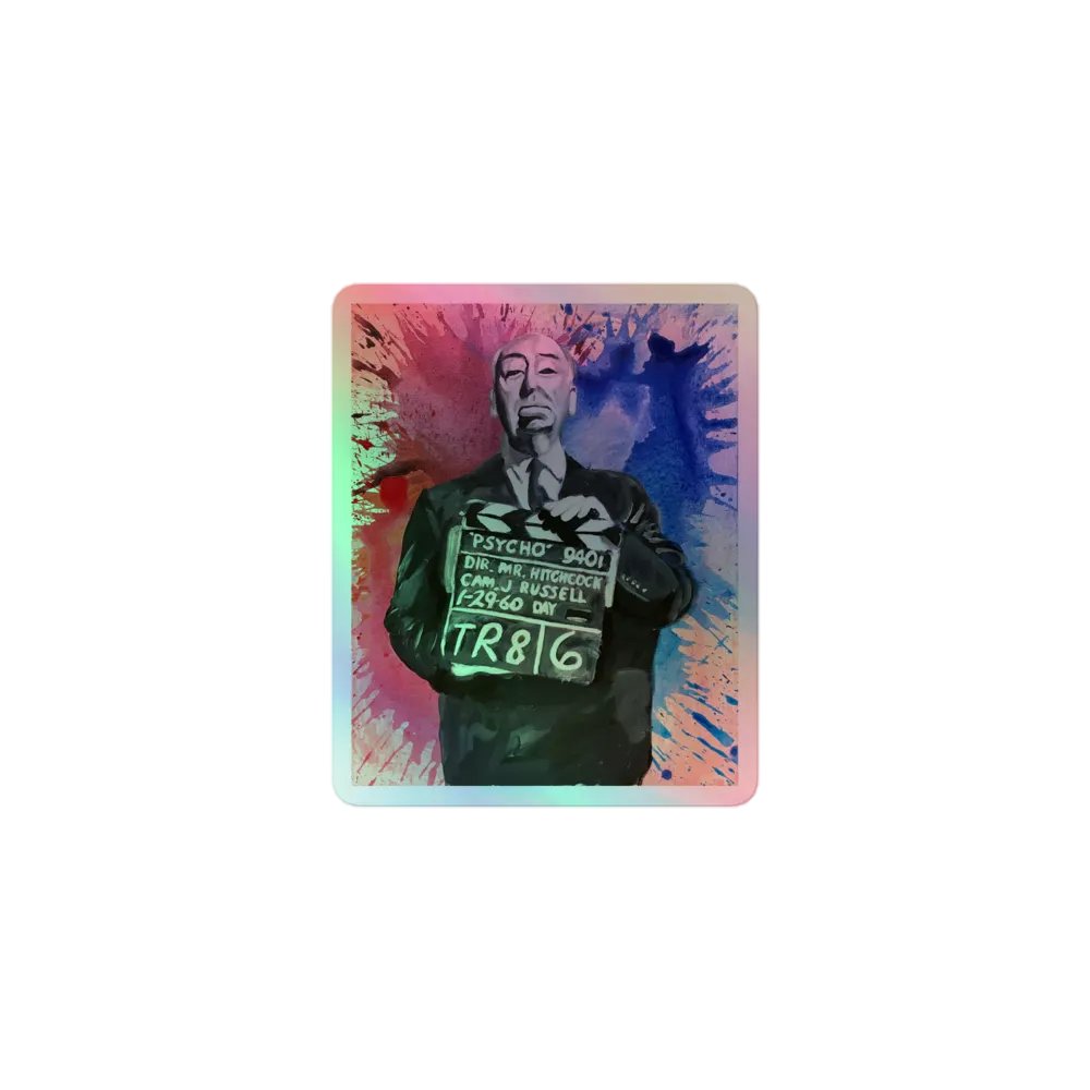Psycho Splatter Holographic Sticker product image (1)