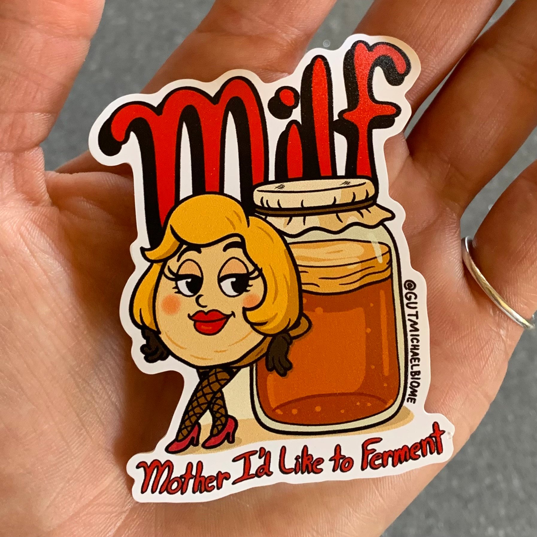 Mother I'd Like to Ferment Sticker product image (1)