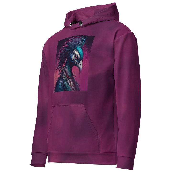 Emo Goth Peacock Unisex Hoodie product image (2)