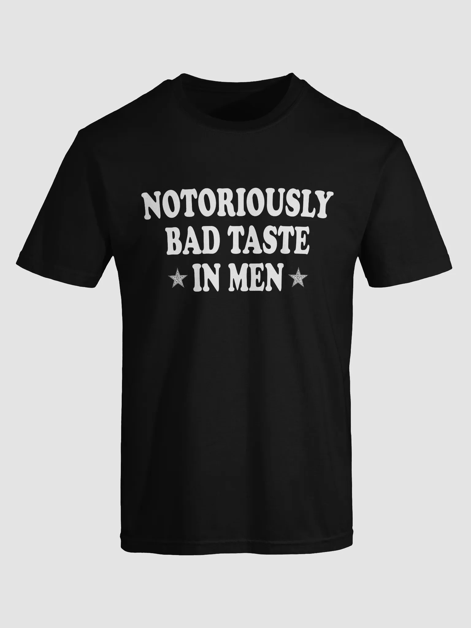 notoriously bad taste in men Heavyweight T-shirt product image (58)