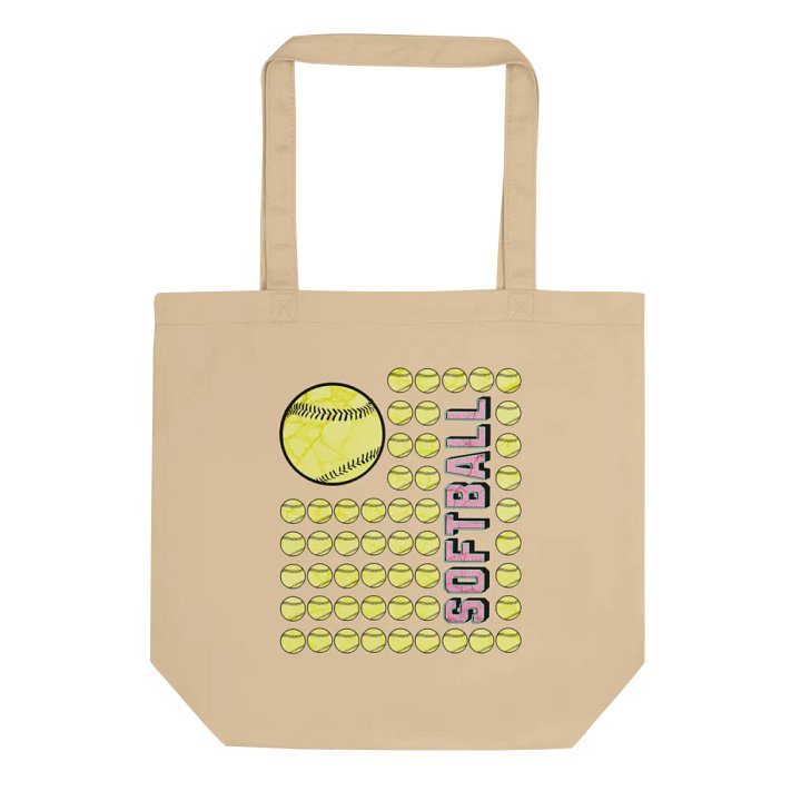 US Flag Softball Splendor Eco Tote product image (1)