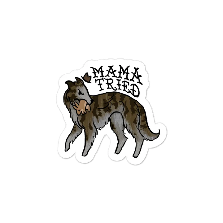 Mama Tried Sticker - Brindle product image (1)