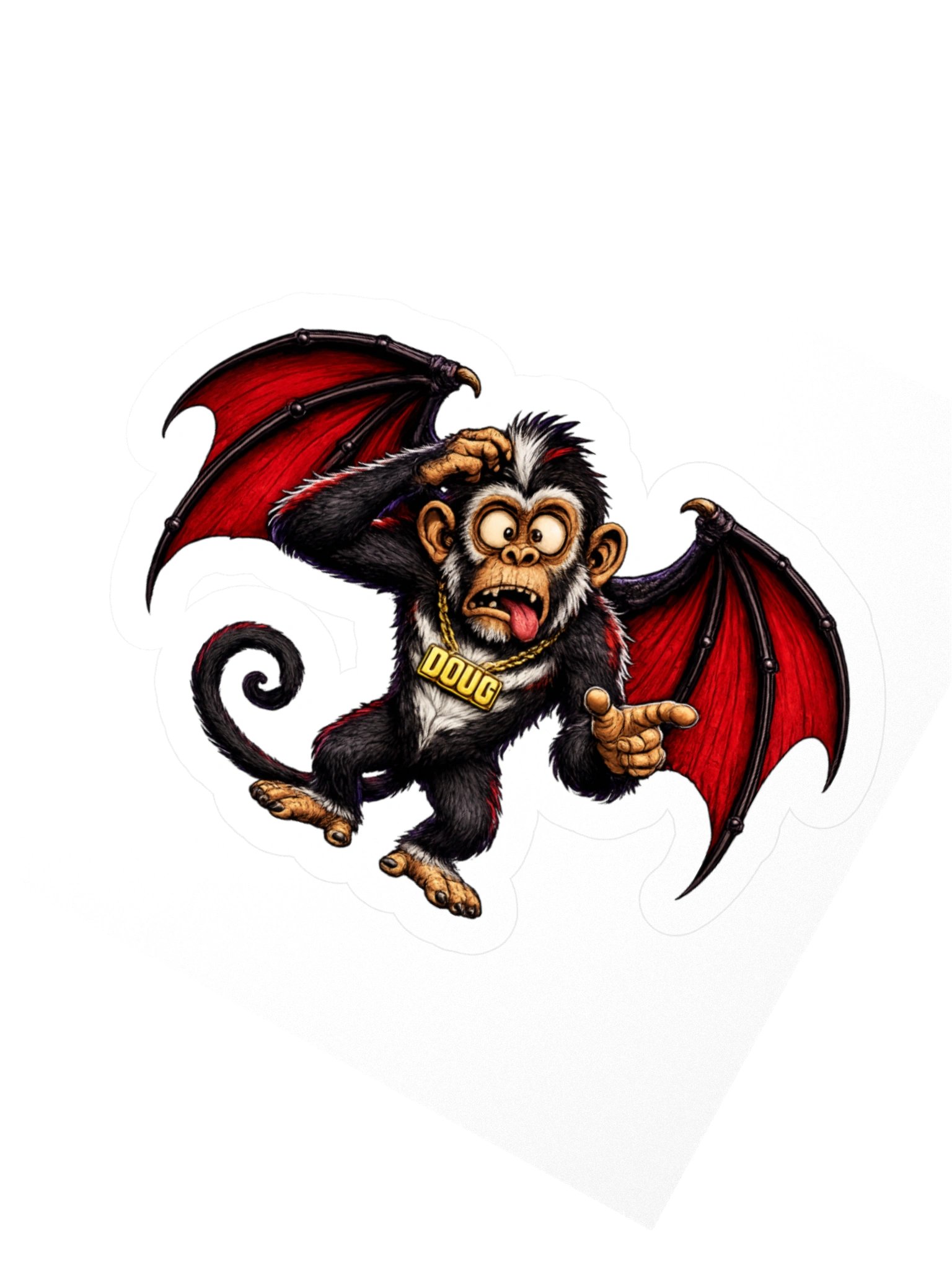 DOUG 3" x 3" sticker product image (2)