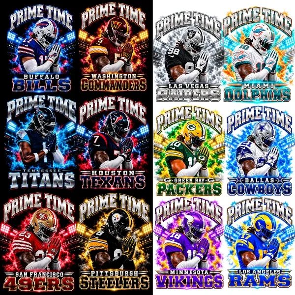 Pro Football Designs for Dark & Light Shirts product image (3)