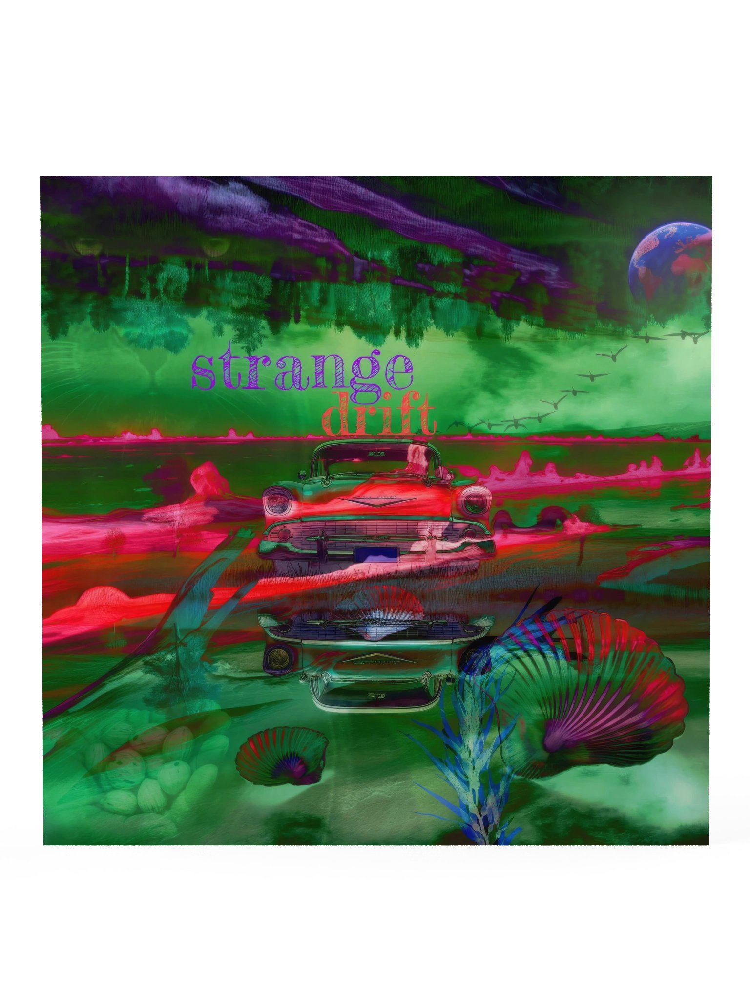 Kizatazik Strange Drift Classic Car Dream World Art Print No.55 product image (2)