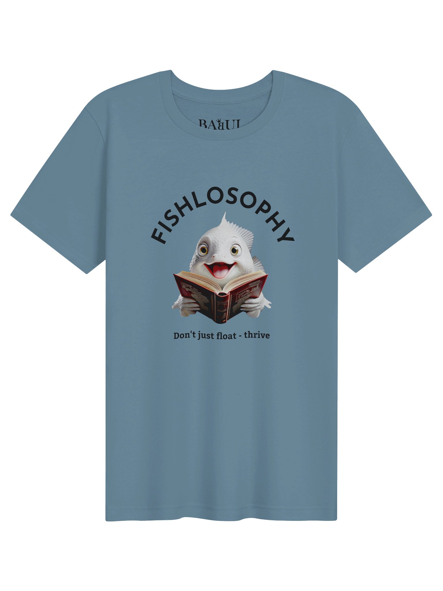 Fishlosophy Unisex T-Shirt - Ocean Vibes and Life's Questions Design - PEARLS OF WISDOM FROM THE FISH WORLD product image (1)