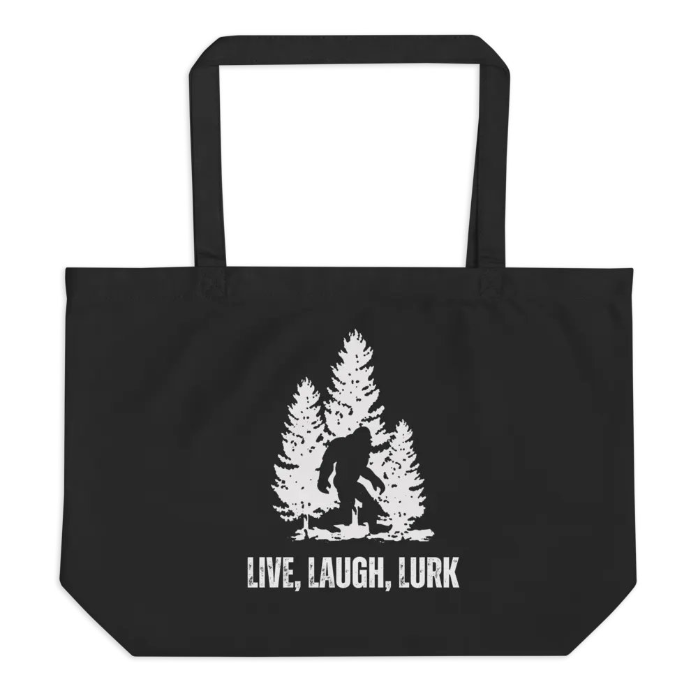 Live, Laugh, Lurk Jumbo Tote product image (1)