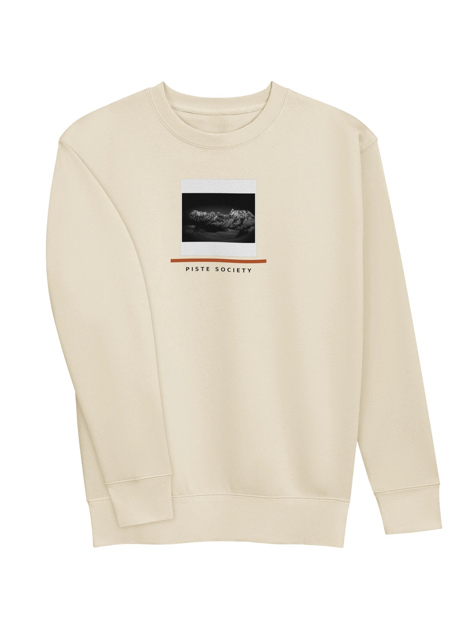 PISTE SOCIETY Mountain Panel Sweatshirt – Bone product image (3)