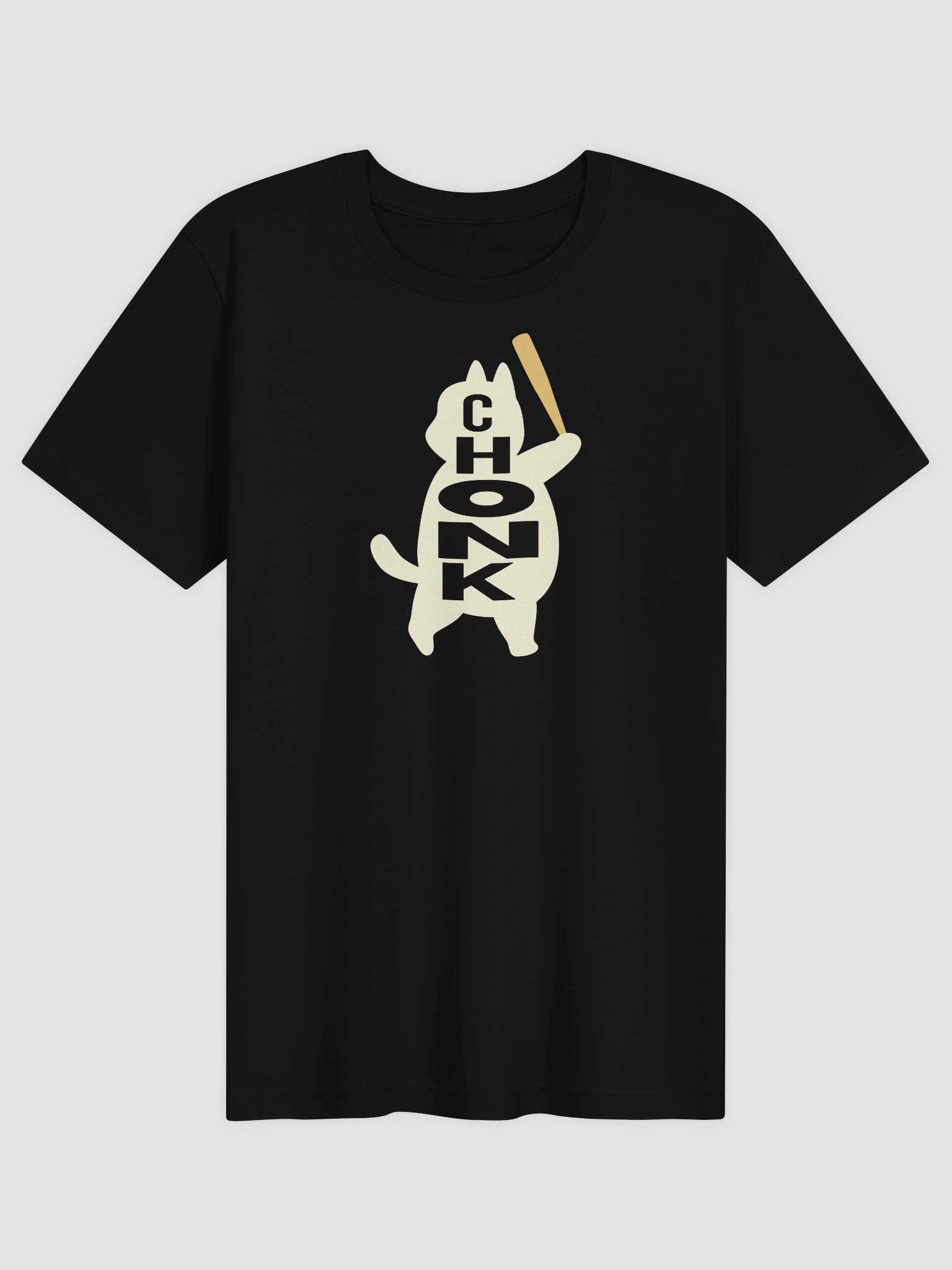 Baseball Chonk Cat - Unisex Adult Super Soft Lightweight T-shirt product image (1)