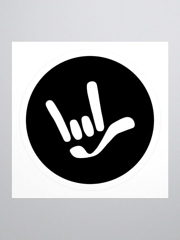 ILY Sign Sticker product image (1)