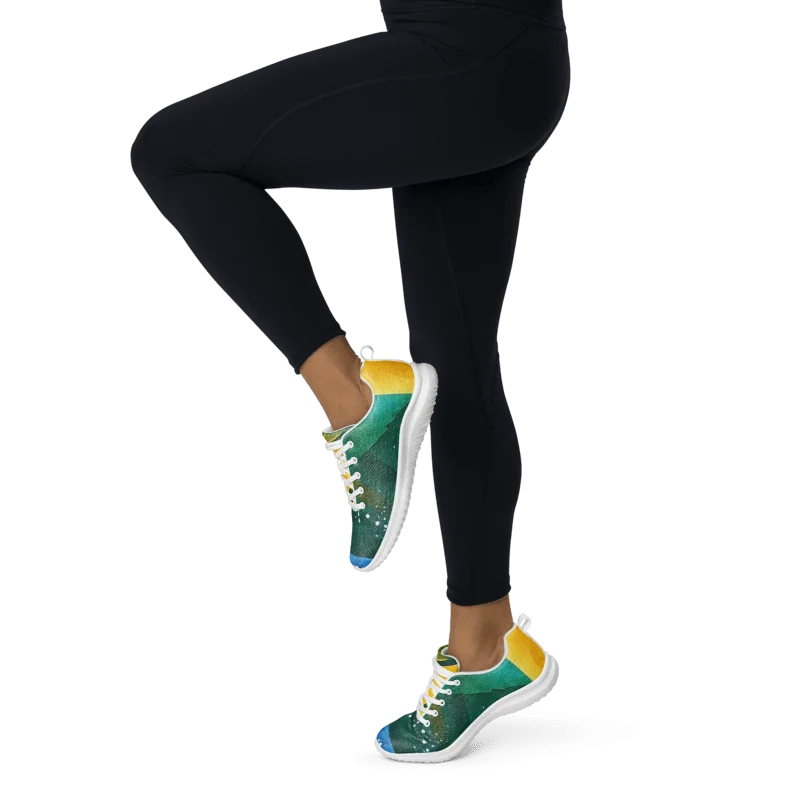 Abstract Diplomat Print - SVG - Caribbean Apples | Women's Athletic Shoes product image (3)