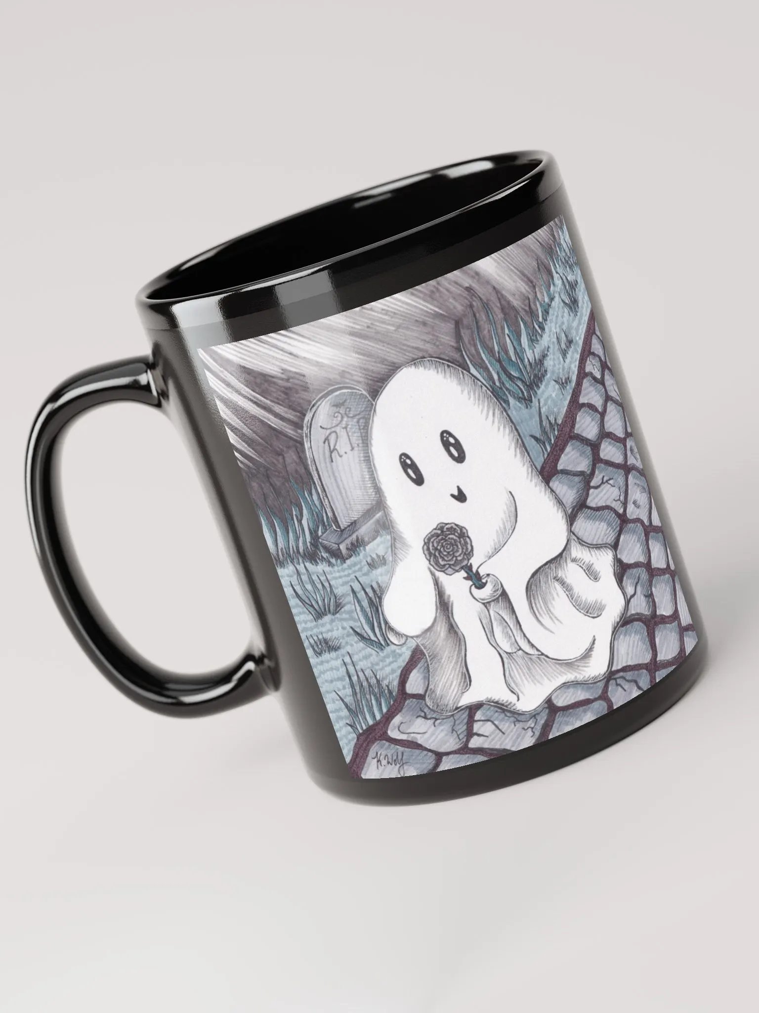 Rose Ghost Mug product image (5)
