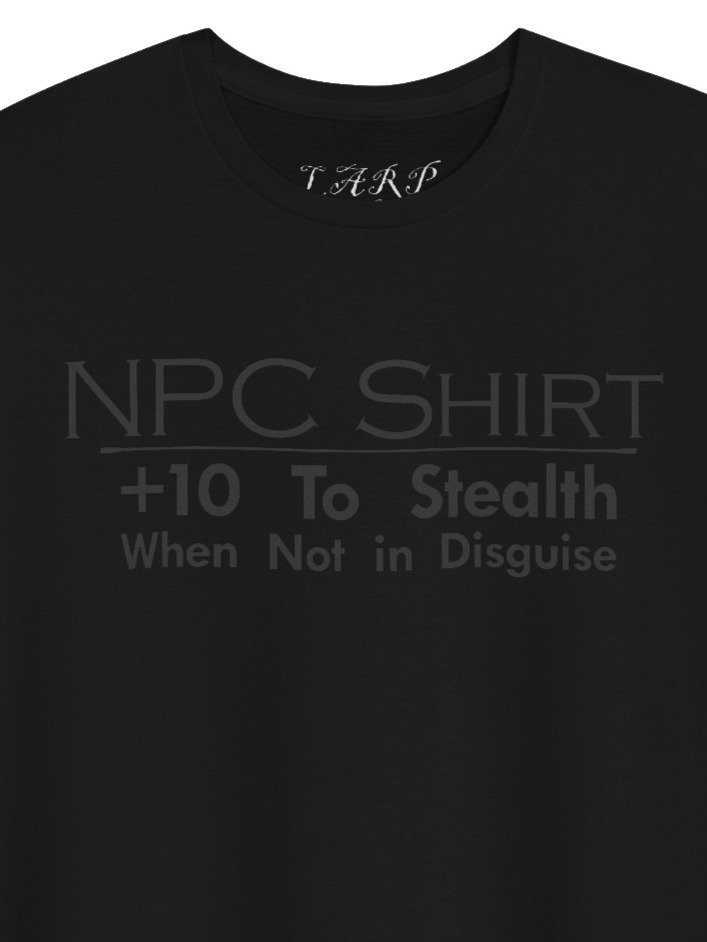 NPC Shirt +10 Stealth LARPer Tee product image (1)