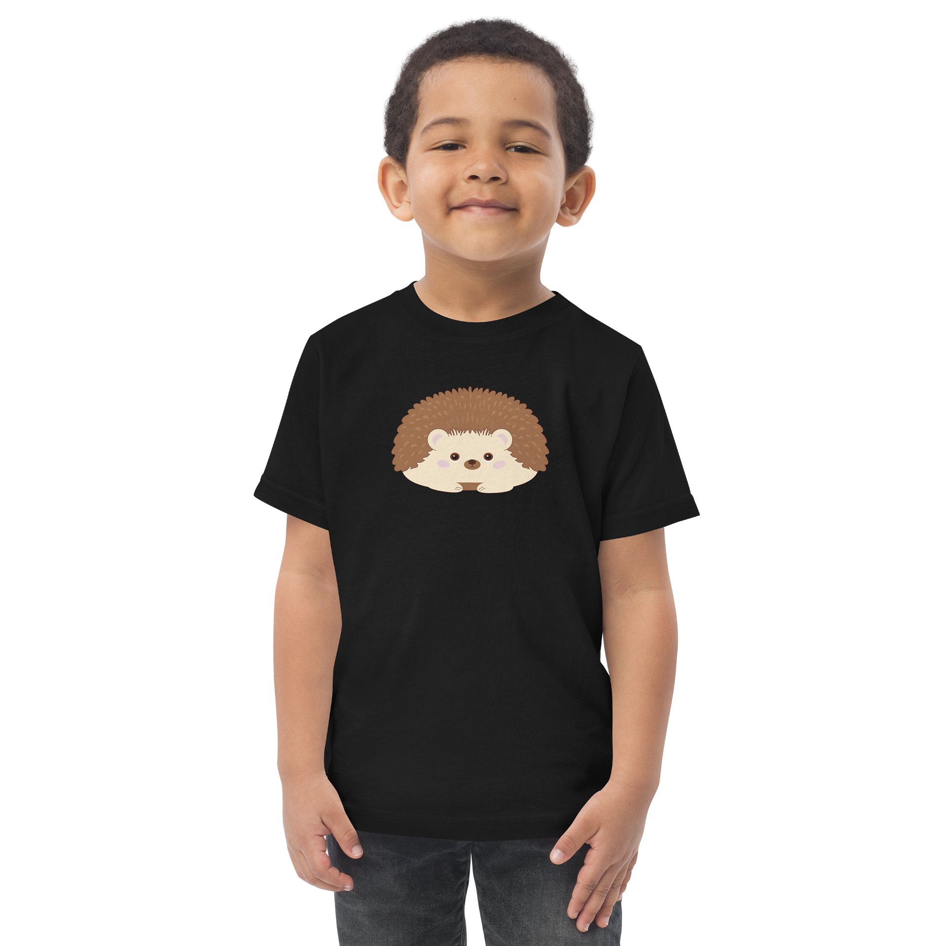 Woodland Animal Friends Hedgehog Toddler Jersey T-Shirt product image (1)
