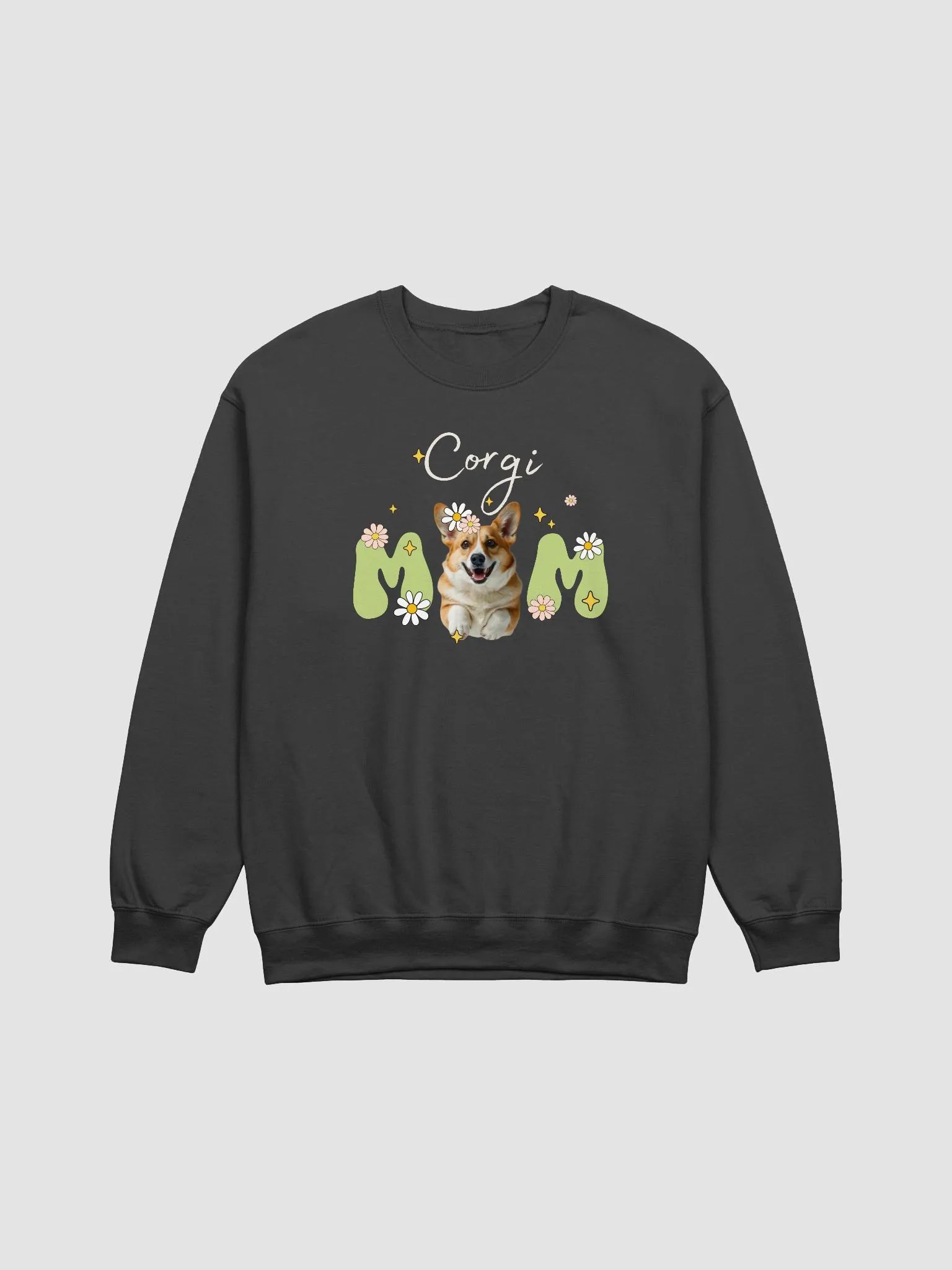 Corgi mom retro dark sweatshirt product image (2)