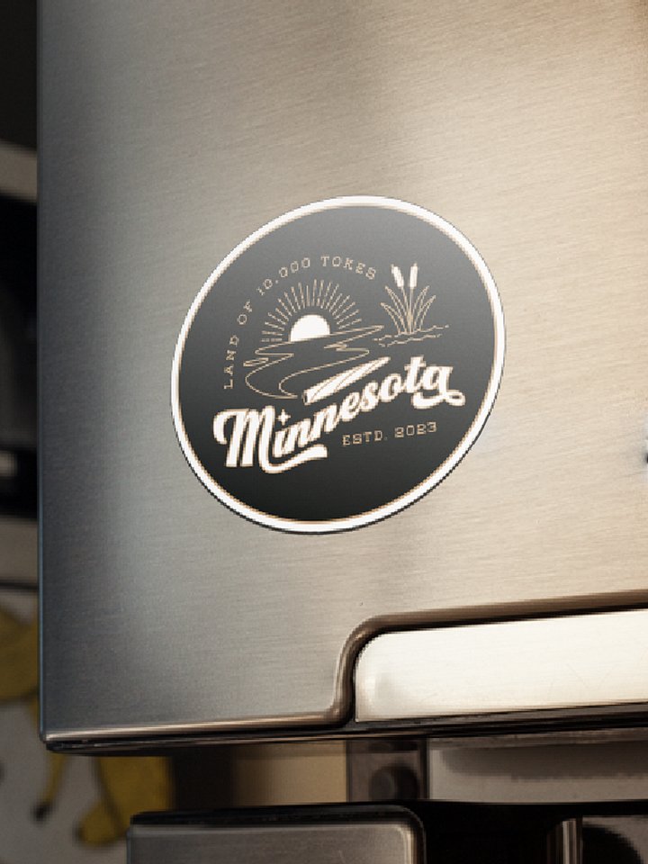 Land of 10,000 Tokes ✧ Minnesota Cannabis Lake Magnet product image (1)