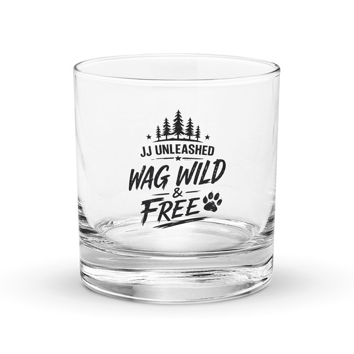 Wag Wild & Free Rock Glass product image (1)