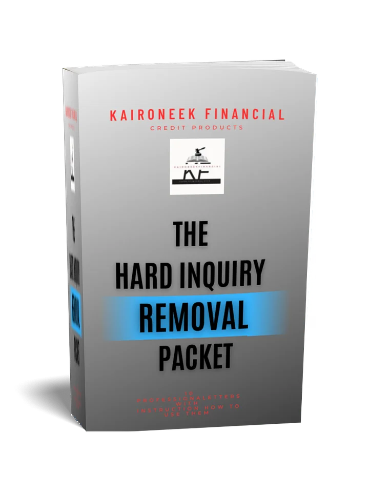The Hard Inquiry Removal Packet ( Brief Guide With Letters) product image (1)