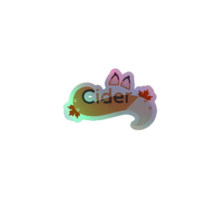 Shiny Cider Logo Sticker product image (1)