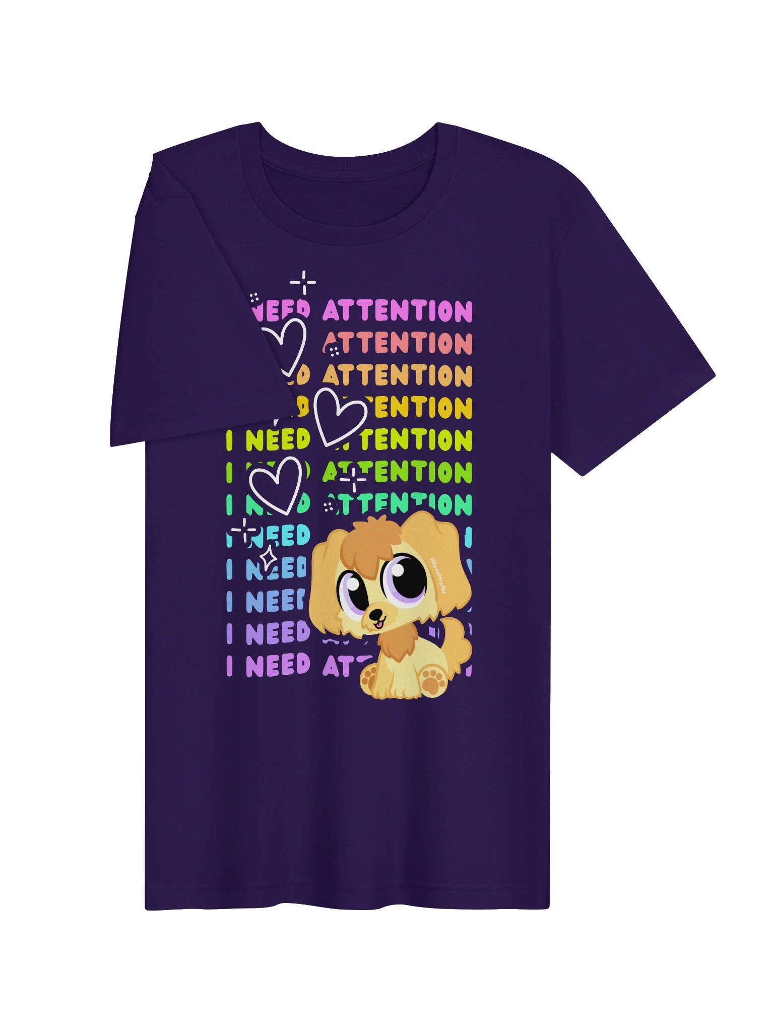 I NEED ATTENTION Tee product image (3)