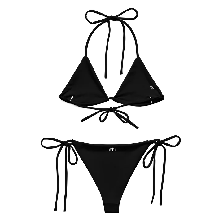 His House String Bikini Set - Black product image (1)