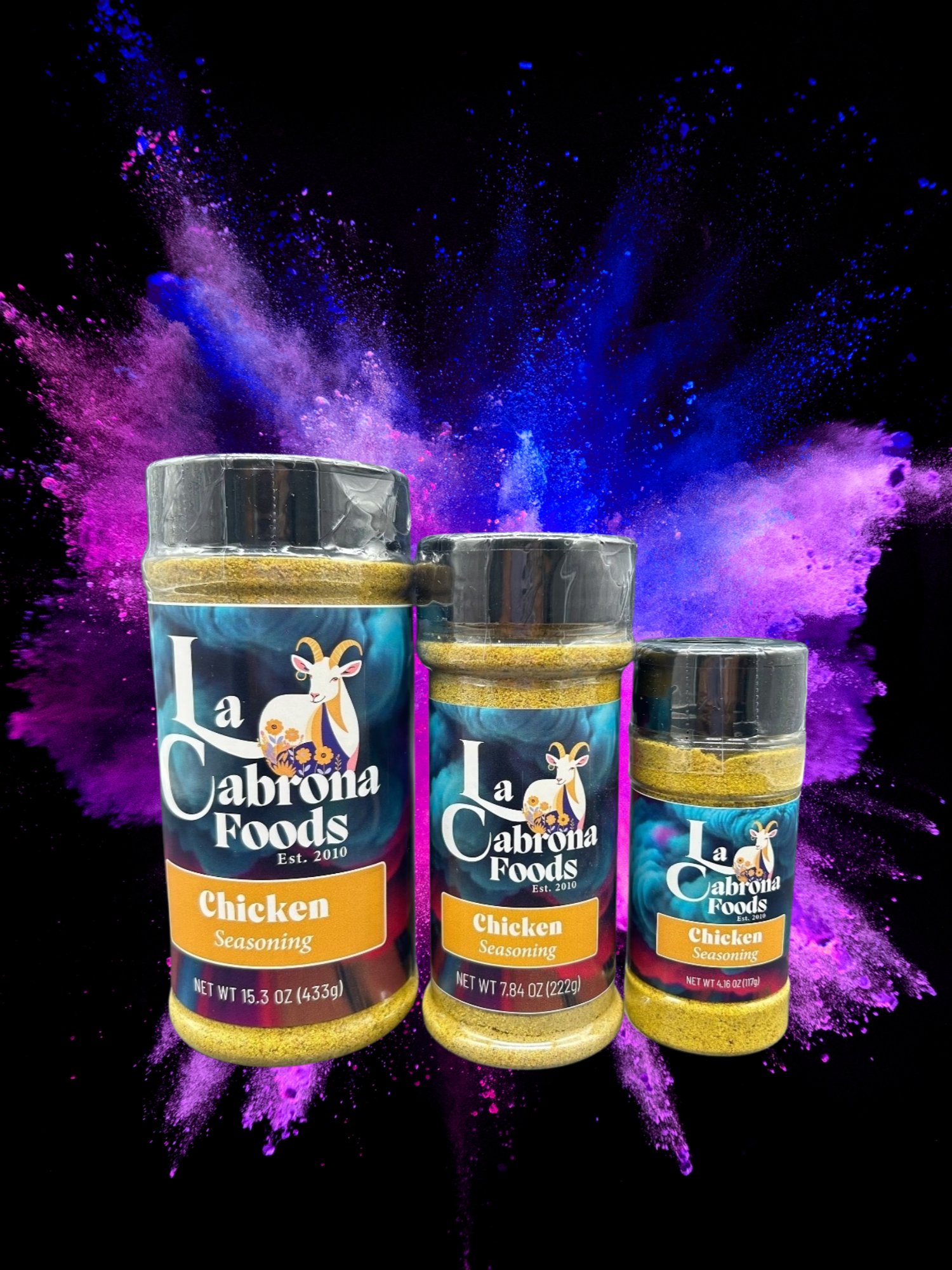 La Cabrona Foods Chicken, Bold Authentic Mexican-Style Seasoning product image (3)