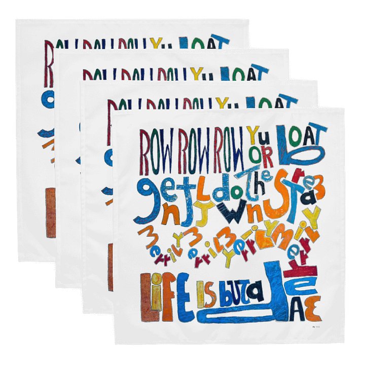 Row Row Row Your Boat Napkins product image (1)